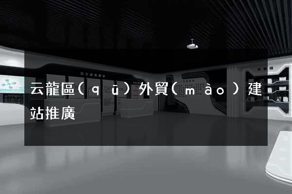 云龍區(qū)外貿(mào)建站推廣