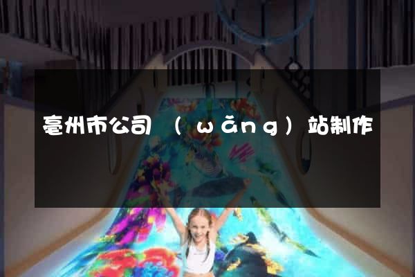 亳州市公司網(wǎng)站制作