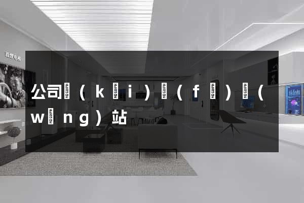 公司開(kāi)發(fā)網(wǎng)站