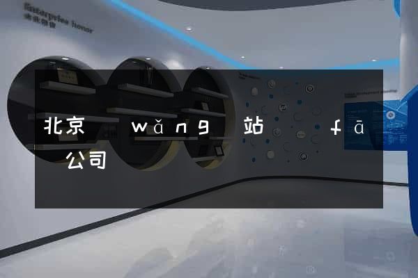 北京網(wǎng)站開發(fā)公司