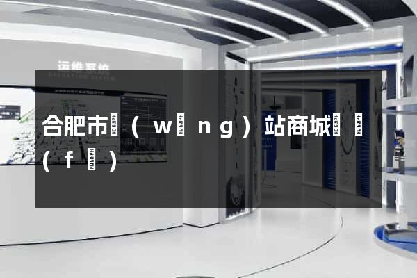 合肥市網(wǎng)站商城開發(fā)
