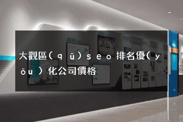 大觀區(qū)seo排名優(yōu)化公司價格