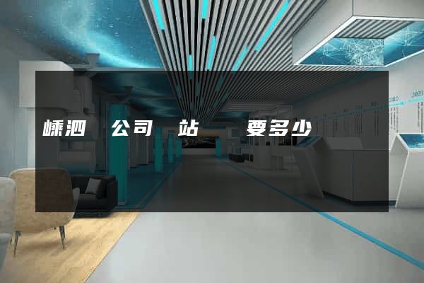 嵊泗縣公司網站設計要多少錢