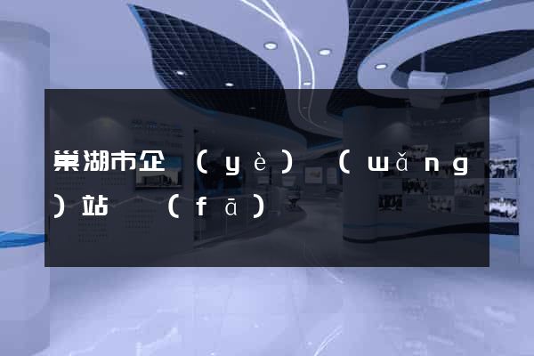 巢湖市企業(yè)網(wǎng)站開發(fā)