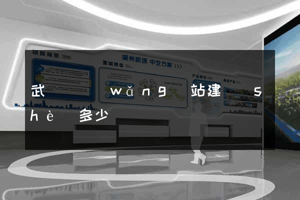 武義縣網(wǎng)站建設(shè)多少錢