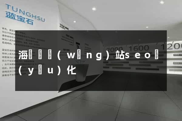 海鹽縣網(wǎng)站seo優(yōu)化