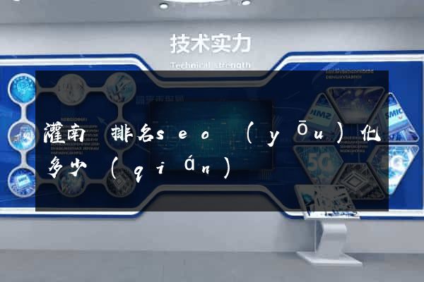 灌南縣排名seo優(yōu)化多少錢(qián)