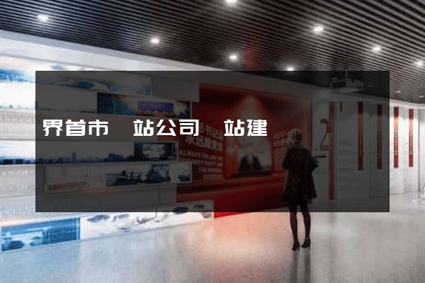 界首市網站公司網站建設