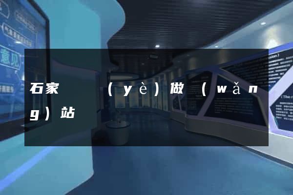 石家莊專業(yè)做網(wǎng)站