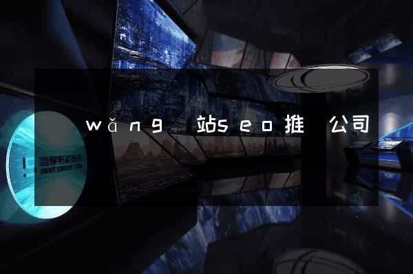 網(wǎng)站seo推廣公司