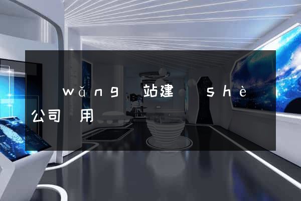 網(wǎng)站建設(shè)公司費用
