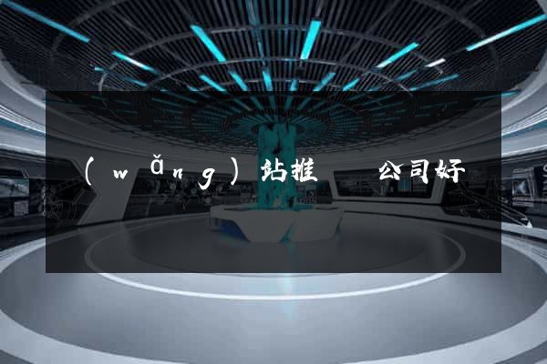 網(wǎng)站推廣個公司好