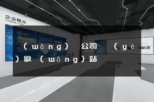 網(wǎng)絡公司專業(yè)做網(wǎng)站