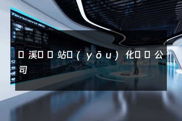 績溪縣網站優(yōu)化設計公司