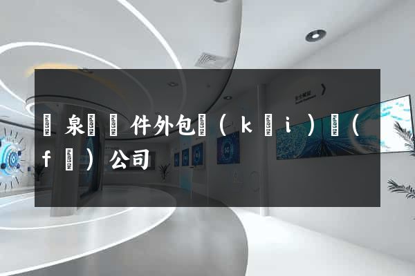 臨泉縣軟件外包開(kāi)發(fā)公司