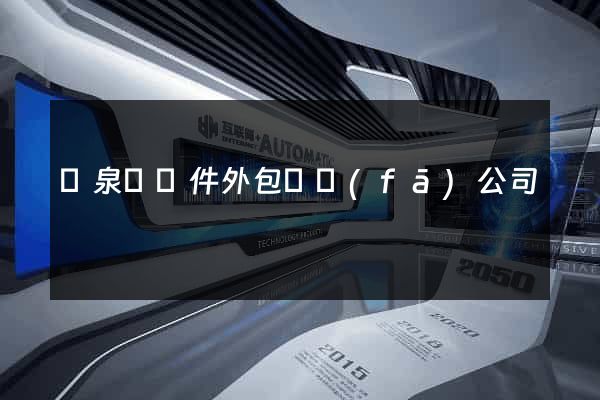臨泉縣軟件外包開發(fā)公司