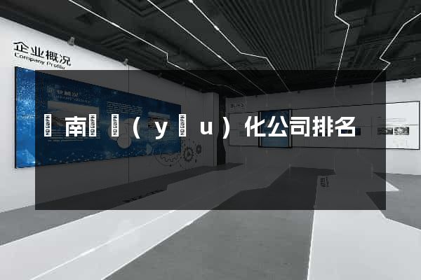 蒼南縣優(yōu)化公司排名