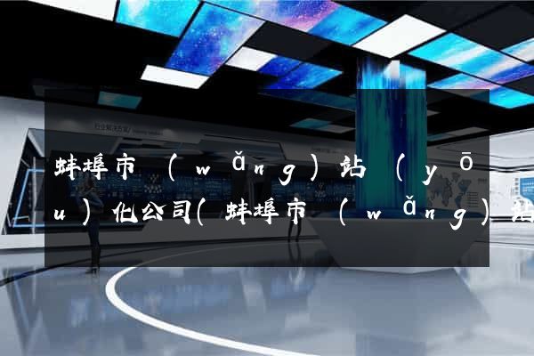 蚌埠市網(wǎng)站優(yōu)化公司(蚌埠市網(wǎng)站優(yōu)化公司有哪些)