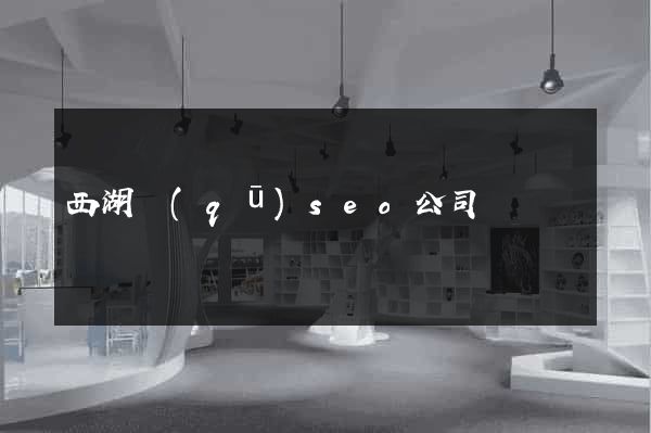 西湖區(qū)seo公司