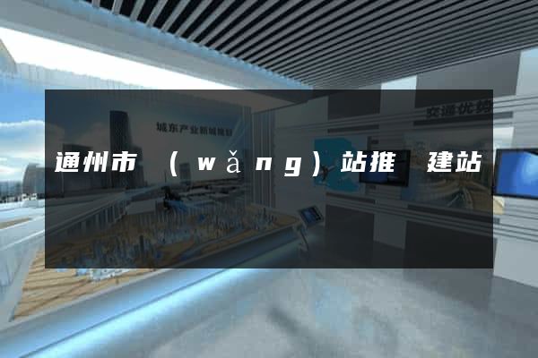 通州市網(wǎng)站推廣建站