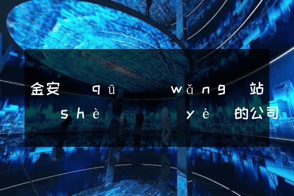 金安區(qū)網(wǎng)站設(shè)計專業(yè)的公司