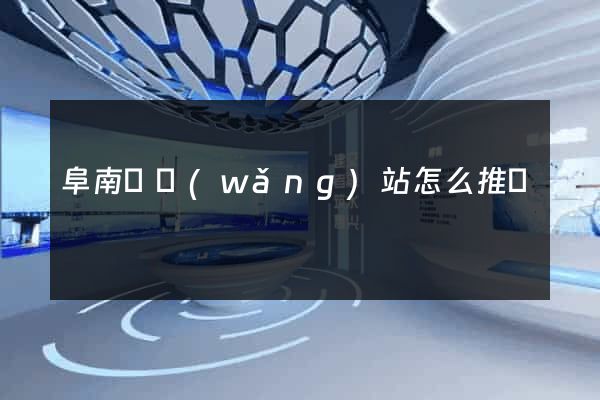 阜南縣網(wǎng)站怎么推廣