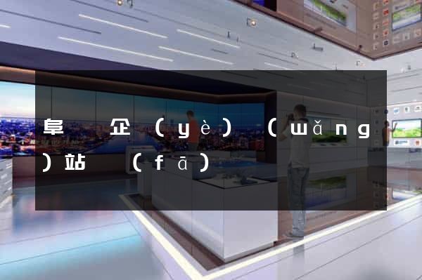 阜寧縣企業(yè)網(wǎng)站開發(fā)