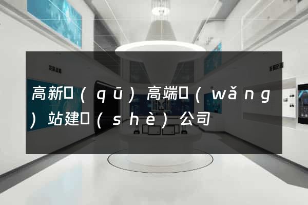 高新區(qū)高端網(wǎng)站建設(shè)公司