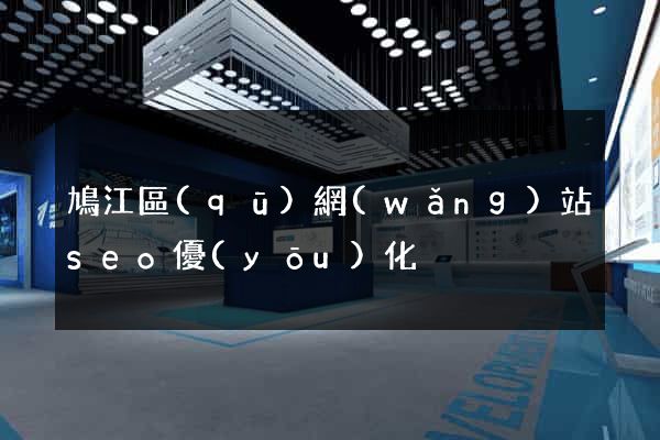 鳩江區(qū)網(wǎng)站seo優(yōu)化