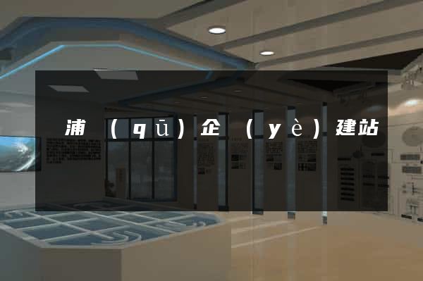 黃浦區(qū)企業(yè)建站